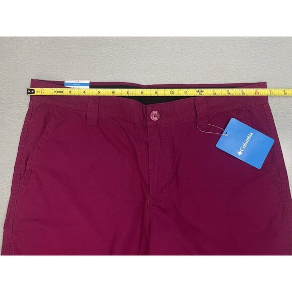 COLUMBIA Washed Out Shorts Men Size 32 Regular Magenta  100% Cotton 10" - Picture 7 of 15